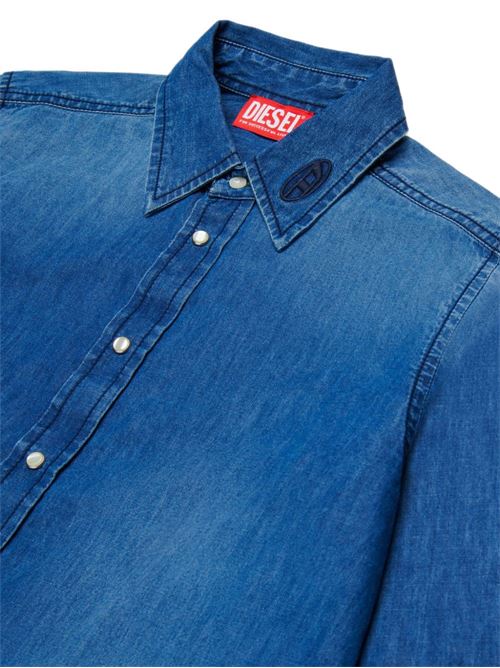 Camicia bambino Diesel denim blu DIESEL KIDS | J01330KXBRWK01